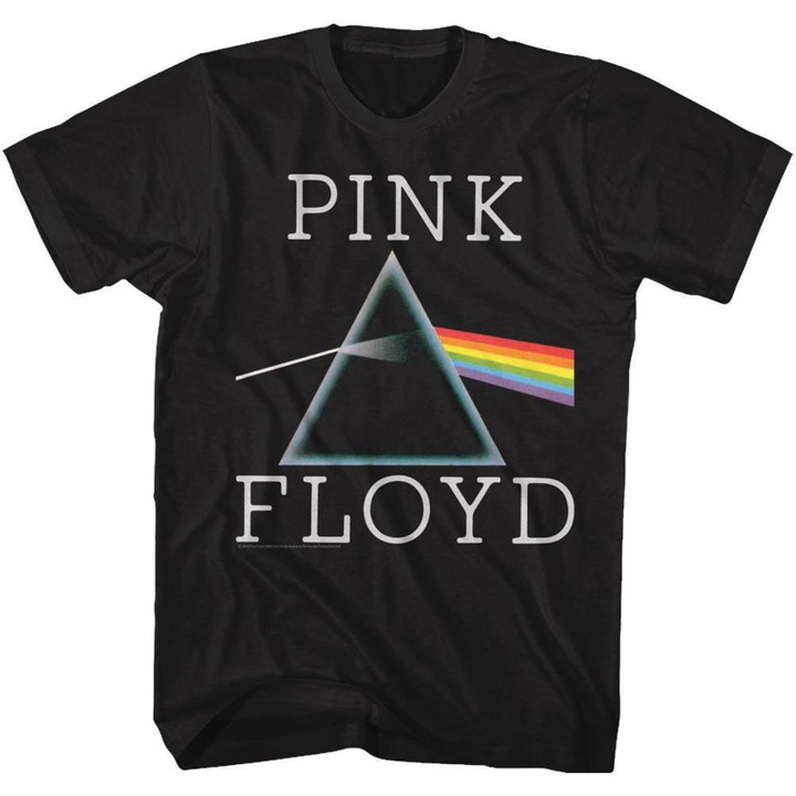Pink Floyd Prism Black Adult T shirt