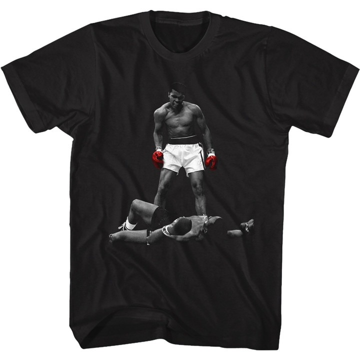 Muhammad Ali Whabam Black Adult T shirt