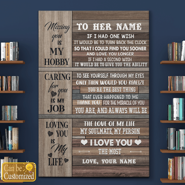 I LOVE YOU THE MOST - AMAZING GIFT FOR WIFE - BROWN