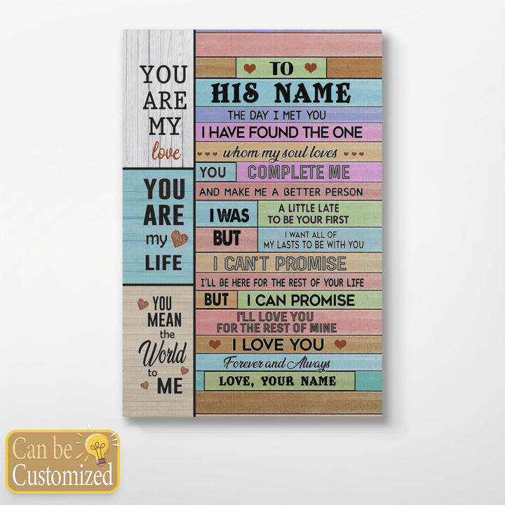 YOU ARE MY LIFE - GREAT GIFT FOR BOYFRIEND