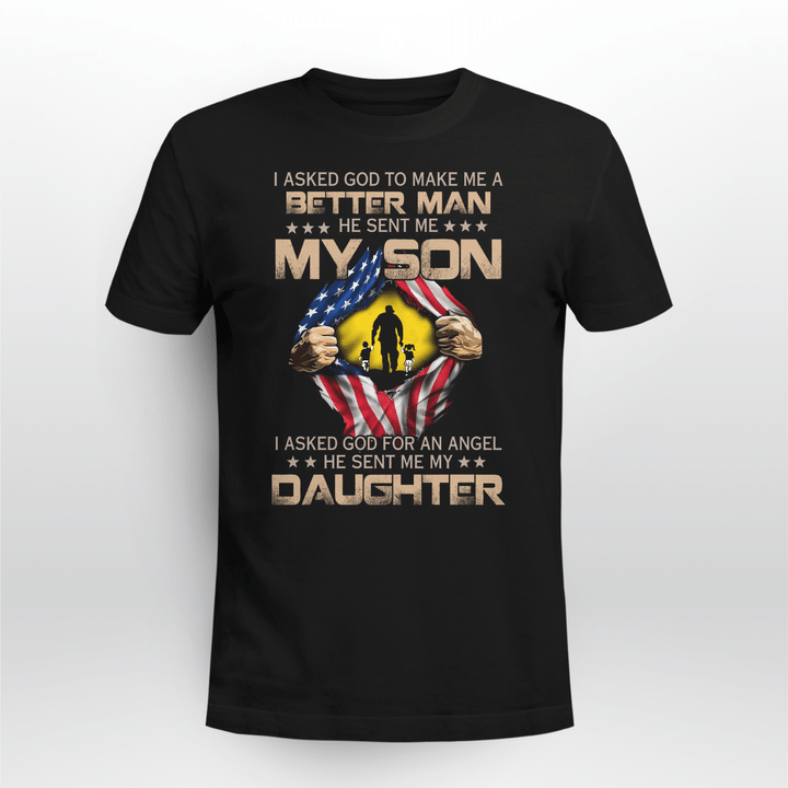 I ASKED TO MAKE ME A BETTER MAN UNISEX T-SHIRT