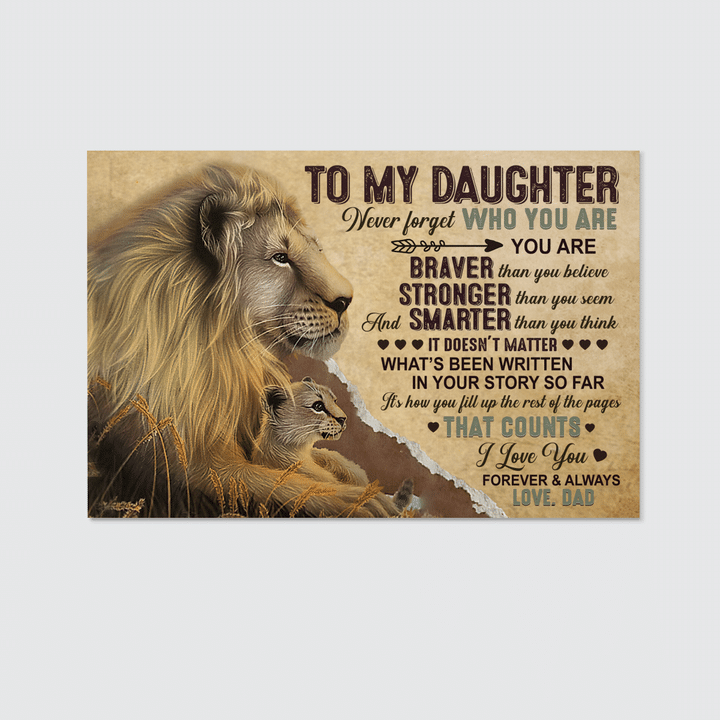 I LOVE YOU FOREVER AND ALWAYS - LOVELY GIFT FOR DAUGHTER - TIGER