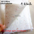 Chinese Painting Rice Paper Calligraphy Writing Paper Fiber Xuan Paper Yunlong Mulberry Paper Sea Sedge With Red Flower