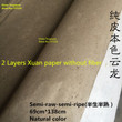 2 Layers Xuan Paper Rice Paper Calligraphy Chinese Painting Paper Handmade Paper Anhui Jing Xian Xuan Zhi 69*138cm