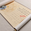 Price for 1 piece,Chinese Hanging Scroll For Facsimile Heart Sutra Calligraphy Writing,Xuan Paper,Imitating Writing
