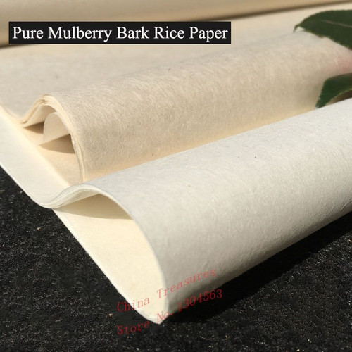 10 sheets/lot,Very thin Pure Mulberry Bark Paper,Chinese Rice Paper Calligrpahy Painting Xuan Paper Handmade Xuan Zhi Semi-raw