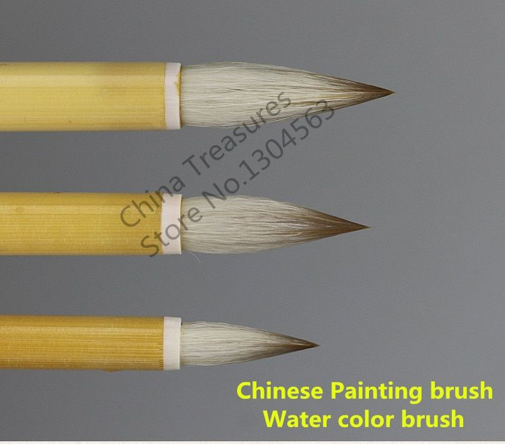 3pcs/lot Chinese Painting Brush Water Color brush Chinese Painting Supplies