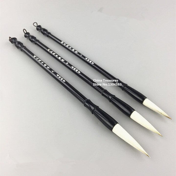 3pcs/set For Beginner To Practice Brush Pen,Calligraphy Writing Brush, Chinese Painting Chinese Calligrphy Suppplies