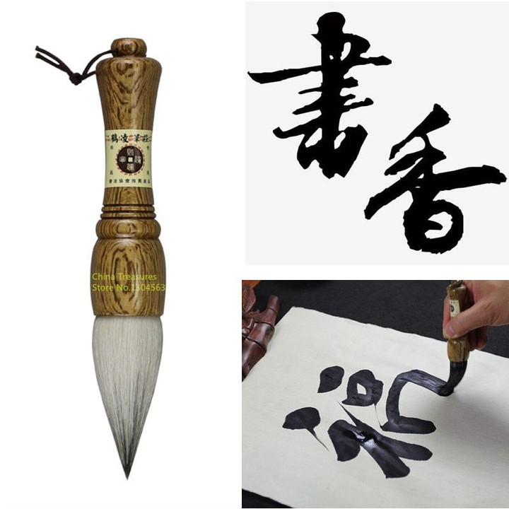 High quality Chinese Calligraphy Brush Pen Rabbit and Goat Hair Writing Brush Paint Brush Art Stationary Chinese Painting Brush