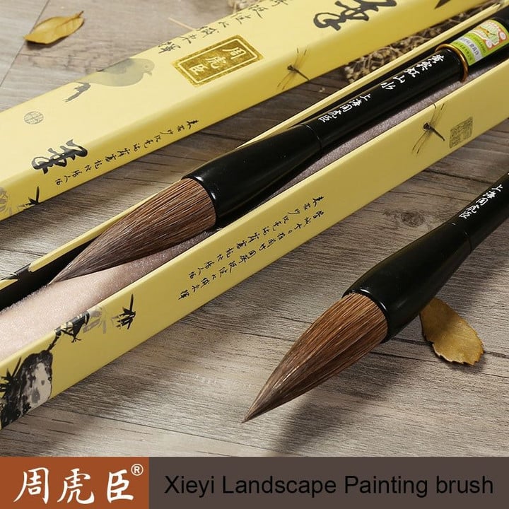 1 piece Zhou Hu Chen Chinese Xieyi Painting Brush Pen Chinese Xie Yi Ink Brush  Chinese Calligraphy Writing Brush Pen Mo Bi