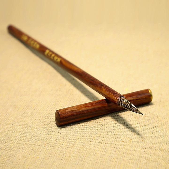 Chinese Brush Pen Pure Rabbit Hair Brush Pen Small Regular Script Brush Pen Chinese Meticulous Painting Fine Line Brush Pen