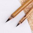 Chinese Calligraphy Brush Pen 2pcs Rabbit Hair Chinese Painting Brush Pen Huzhou Calligraphy Drawing Practice Writing Brushes