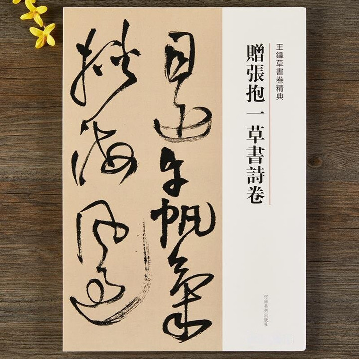 Wang Duo Cursive Script Collection Copybook Chinese Classic Brush Calligraphy Practice Book with Traditional Chinese Translation