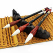 3Pcs Woolen Writing Brush Chinese Writing Pen Calligraphy Brush Set Medium Regular Script bursh For Art Drawing Painting Supplie