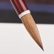 Weasel Hair Chinese Calligraphy Brush Pen Redwood Penholder Brush Pen Medium Regular Script Watercolor Brush Pen Tinta China