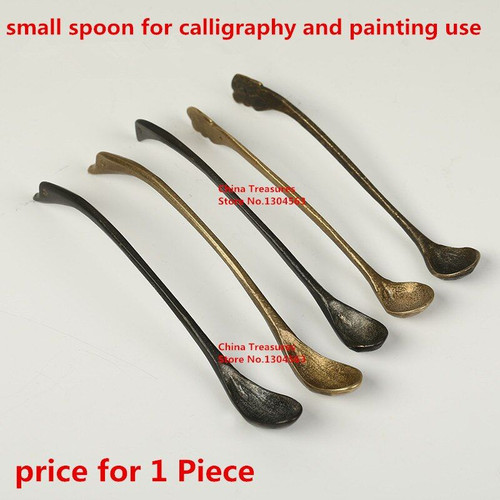 very small size,Spoon for Calligraphy and Painting Use,Water Spoon for Grinding the Ink Paint