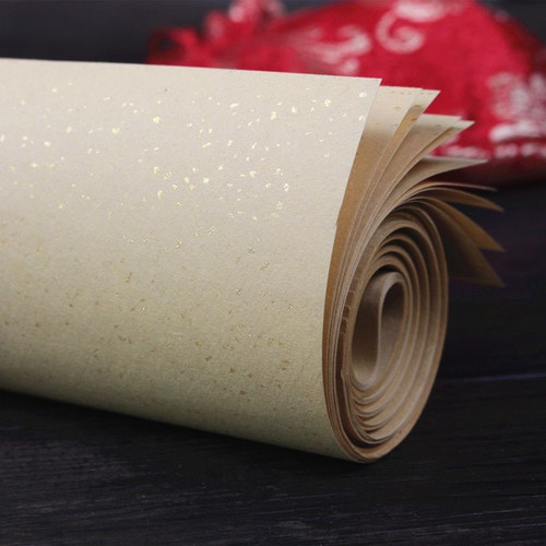 10pcs/lot,Chinese Rice Paper With Glitter Xiao Kai Cao Shu Art Chinese Calligraphy Paper Xuan Zhi Jing Xian Paper