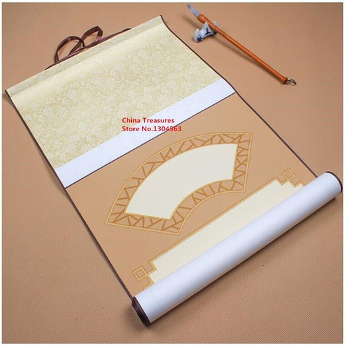 1piece,Vertical,Chinese Xuan Paper Hanging Scroll Calligraphy Writing Chinese Painting Rice Paper Scroll Home Decoration