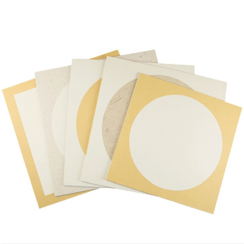 10pcs Chinese Ripe Rice Paper Card Thicken Watercolor Meticulous Painting Paper Cards Calligraphy Painting Mounting Paper Cards