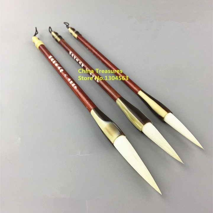 3pcs/lot,Chinese Calligraphy Writing Brush hair pen Chinese Writing Brush  Woolen Hair