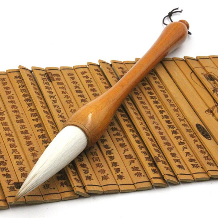 1Piece Excellent Quality Chinese Calligraphy Brushes Pen For Woolen Hair Writing Brush Fit For Student School supplies