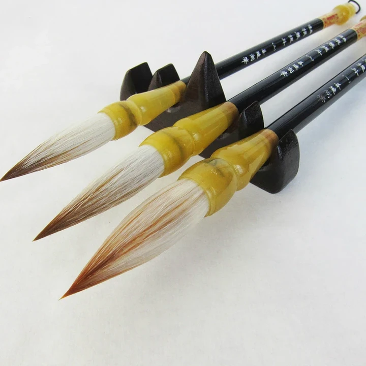 Multiple Hair writing Brush Pen Set Chinese Calligraphy Large Size Brush Pen for Painting Landscape Art Weasel Woolen Hair brush