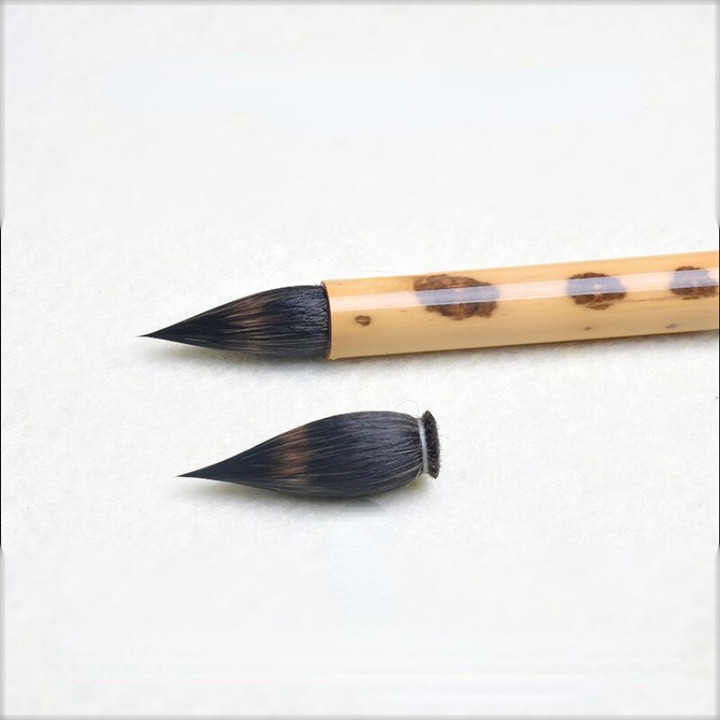 Rabbit Hair Writting Brush Landscape Painting Chinese Calligraphy Brushes Pen Hard Hair Small Regular Script Supply Tinta China