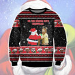 Jesus and Santa Claus Ugly Christmas Sweater
