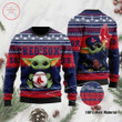 Baby Yoda Boston Red Sox Ugly Christmas Sweater