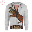 Elvis Presley Tiger Jumpsuit Custom Sweater