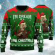 Horse I'm Dreaming of a Wine Ugly Christmas Sweater