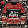 Fjb Let�s Go Brandon Ugly Christmas Sweater