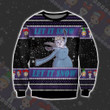 Let it Snow Elsa Olaf Ugly Christmas Sweater