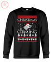 Wolf Christmas Is Coming Ugly Sweater