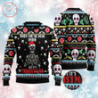 When You're Dead Inside Skull Ugly Christmas Sweater