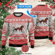 Personalized Harness Racing Christmas Sweater - Diosweater