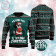 Raccoon Santa Ugly Christmas Sweater - Diosweater