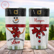 Snowman Custom Name Stainless Steel Tumbler LB - Diosweater