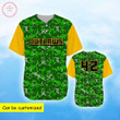 Outlaws Green Camo Personalized Baseball Jersey - Diosweater