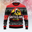 Santa Claws Trex Ugly Christmas Sweater - Diosweater