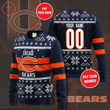 Personalized NFL Chicago Bears Christmas Sweater - Diosweater