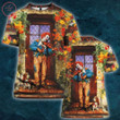 Clown Playing Violin All Over Print Shirt and Hoodie - Diosweater