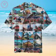 The train pattern Hawaiian Shirt - Diosweater