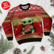 Baby Yoda San Francisco 49ers Ugly Christmas Sweater - Diosweater
