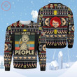 Horror Chunky Ugly I Hate People Ugly Christmas Sweater - Diosweater