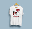 Magnetic Love Valentine Custom Name T-shirt White Ver