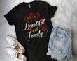 Life Is Beautiful With Family 2D T-shirt