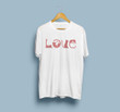 Cat Lover LOVE 2D Valentine T-shirt Ver 1