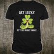 Get Lucky! Pet Me Magic Snake - 2D Saint Patrick's Day T-shirt