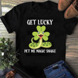 Get Lucky! Pet Me Magic Snake - 2D Saint Patrick's Day T-shirt